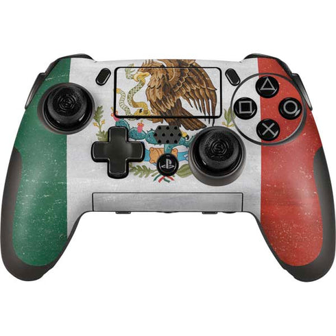 Mexico Flag Distressed PlayStation Scuf Vantage 2 Controller Skin
